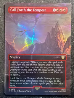Call Forth the Tempest - Foil Borderless - LOTR: Tales of Middle Earth (MTG) - Image 1