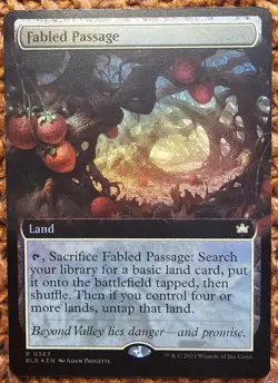 ✨Fabled Passage✨ MTG | Bloomburrow | Borderless | Foil | NM/M | R 0366 - Image 1