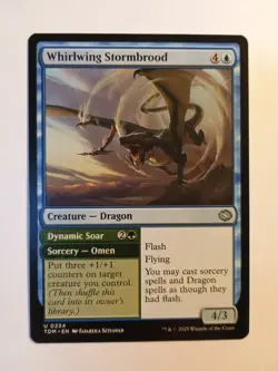 Whirlwing Stormbrood 0234 Mtg Magic The Gathering Regular Uncommon TDM NM - Image 1