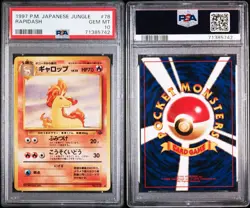 PSA 10 Rapidash #78 Pokemon 1997 P.M. Japanese Jungle - Image 3