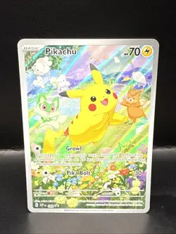 Pokemon Pikachu SVP 088 Scarlet & Violet Full Art Holo Black Star Promo - Image 2
