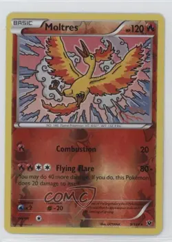 Moltres Reverse Foil Pokemon XY Fates Collide #9 - Image 1