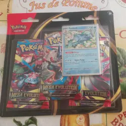 Pokemon TCG: Mega Evolution - Blister 3 Pack - Golduck - Sealed - In Hand - Image 1