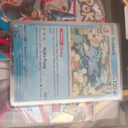 Pokemon TCG: Mega Evolution - Blister 3 Pack - Golduck - Sealed - In Hand - Image 2