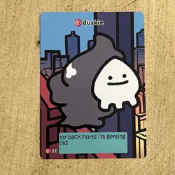 Duskie Pokiebubies V2 1st Edition Fan Art 165 Chef Ken Lee Pokemon Duskull Derpy - Image 1