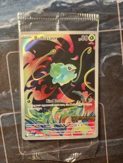 Bulbasaur 133/132 Mega Evolution Stamped Promo CRIMPED - Pokemon - Image 1
