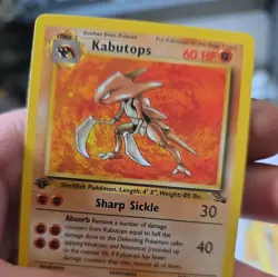 Kabutops - 24/62 Fossil 1st Edition Non Holo Rare Pokemon card - Image 3
