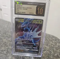 Pokemon Dialga GX Card Japanese Edition CGC Pristine 10 Ultra Sun 045/066 - Image 1