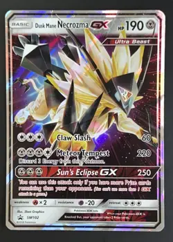 Pokemon TCG Dusk Mane Necrozma GX SM102 Sun Moon Promo Card - Image 1