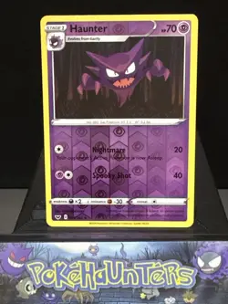 Pokemon Card Haunter 084/202 Reverse Holo Sword & Shield Near Mint - Image 1