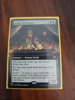 MTG - Augur of Autumn (Extended Art) - Near Mint - Normal - Image 1