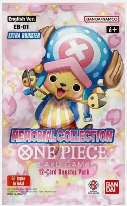 One Piece Card Game - Memorial Collection EB01 Sealed Booster Pack (English) - Image 1