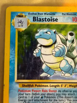 Pokemon TCG Blastoise 2/102 Holo Rare Base Set Card WOTC 1999 - Image 2