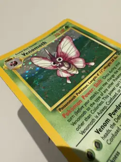 Pokemon TCG Venomoth Holo Rare Card 13/64 Jungle LP - Image 3
