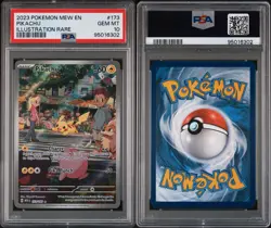 2023 Pokemon EN 151 Pikachu Illustration Rare IR Full Art Card 173/165 PSA 10 - Image 1