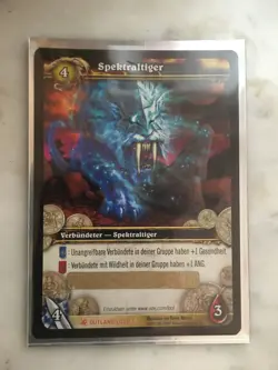 SPECTRAL TIGER Loot Card World of Warcraft not scratched---New!! - Image 1