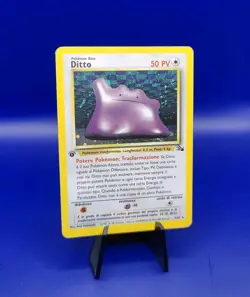 ITALIAN Ditto 3/62 1st Edition Fossil Set Holo Rare Pokemon Card 1999 WOTC TCG - Image 2