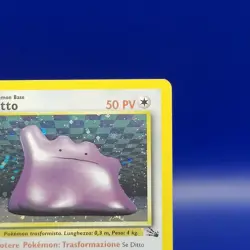 ITALIAN Ditto 3/62 1st Edition Fossil Set Holo Rare Pokemon Card 1999 WOTC TCG - Image 5