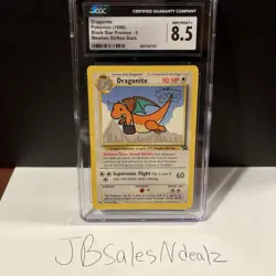 CGC NM/MINT+ 8.5 Dragonite Black Star Promo #5 WB Movie Pokemon Card - Image 1