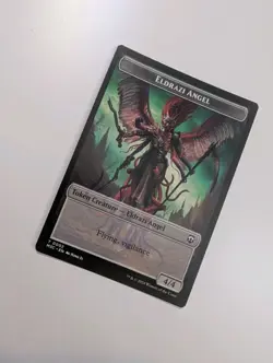 MTG - Copy (Ripple Foil)/Eldrazi Angel Token - Commander: Modern Horizons 3 NM/M - Image 3