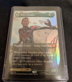 MTG - Spider-Man - Miles Morales/Ultimate Spiderman (0234) - BORDERLESS FOIL - M - Image 1