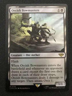 Orcish Bowmasters - The Lord of the Rings (LTR) MTG FOIL - Image 1