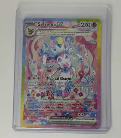 Pokemon TCG Sylveon ex 156/131 Sv: Prismatic Evolutions Holo SIR Mint NM - Image 2