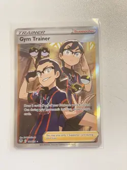 Gym Trainer 191/195 Full Art Holo Ultra Rare SWSH Silver Tempest Pokemon TCG NM - Image 1