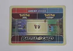 10x Pokemon Ruby & Sapphire Battle Cards Game Boy Advance E-Reader #1 - #10 Lot - Image 3