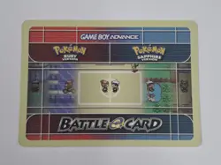 10x Pokemon Ruby & Sapphire Battle Cards Game Boy Advance E-Reader #1 - #10 Lot - Image 5
