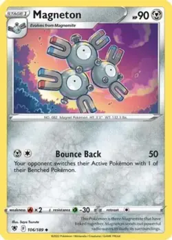 Magneton 106/189 Astral Radiance Reverse Holo Uncommon -NM- Pokemon DNA GAMES - Image 1