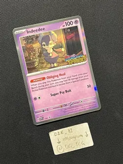 Pokemon Surging Sparks - Indeedee - SVP 154 - Built & Battle Stamped PROMO -M/NM - Image 4