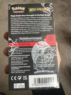 Pokemon TCG Mega Evolution Half Booster Box Slight tear on pakaging (18 packs) - Image 3