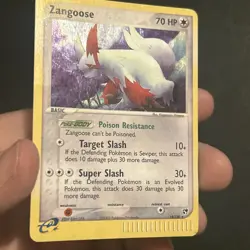 Zangoose 14/100 Pokemon TCG EX Sandstorm Holo Rare Vintage HP - Image 3