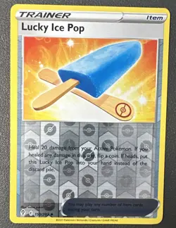 2021 Pokemon Evolving Skies Reverse Holo Lucky Ice Pop 150/203 N/M - Image 1