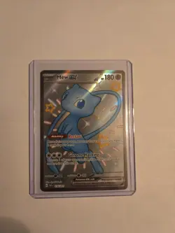 Pokemon TCG Mew EX 216/091 Paldean Fates Full Art Shiny Ultra Rare NM Condition - Image 1