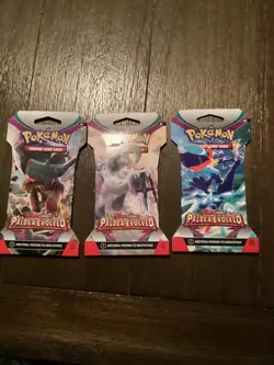 Pokemon Paldea Evolved 3 Sleeved Sealed Booster Packs - Image 1
