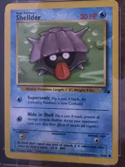 Shellder 1999 Pokemon Fossil Unlimited #54 54/62 CGC 9 Mint - Image 3