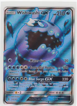 Pokemon TCG - Wishiwashi GX - Guardians Rising 133/145 Full Art Ultra Rare - Image 1