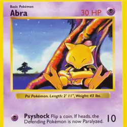 Abra Pokemon (1999) Base Set Shadowless 43/102 CGC 7.5 - Image 4