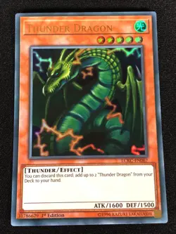 Yugioh Thunder Dragon LCKC-EN067 1st Ultra (NM) - Image 1