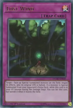 Yugioh Lost Wind DUDE-EN048 Ultra Rare 1st Ed NM x3 Play Set - Image 1