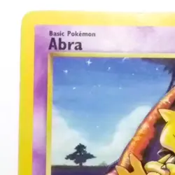 Abra 65/130 Base Set Regular Vintage 1999 Pokemon Card - Image 3