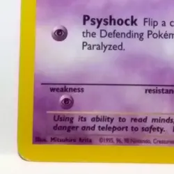 Abra 65/130 Base Set Regular Vintage 1999 Pokemon Card - Image 5