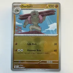 Gurdurr - 048/086 - Pokeball Holo - Black Bolt - Pokemon Card - NM/M - Image 1