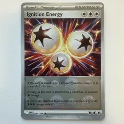 Ignition Energy 086/086 Pokeball Holo White Flare Pokemon Card Near Mint English - Image 1