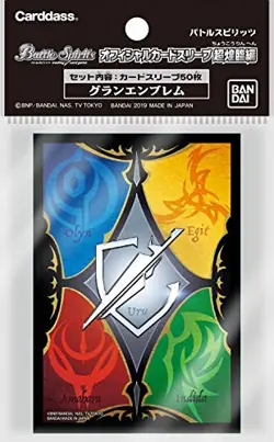 Battle Spirits Official Card Sleeve Superstay (Gran Emblem) - Image 1