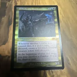 MTG [Old frame] Wilhelm, the Great Hatchet of Corruption [Foil] - Image 1