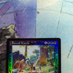 MTG, forced march, foil, old school, English - Image 2
