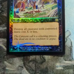 MTG, forced march, foil, old school, English - Image 3